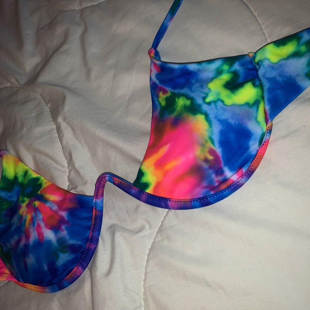 Tie Dye Bikini Top